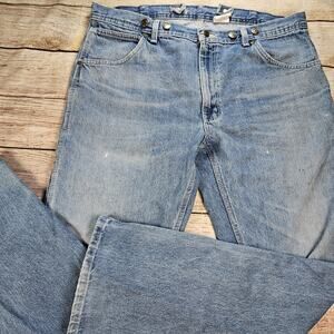 Key Denim Carpenter Jeans Mens 38x32 Blue Pants Relaxed Fit Loose Work Adult